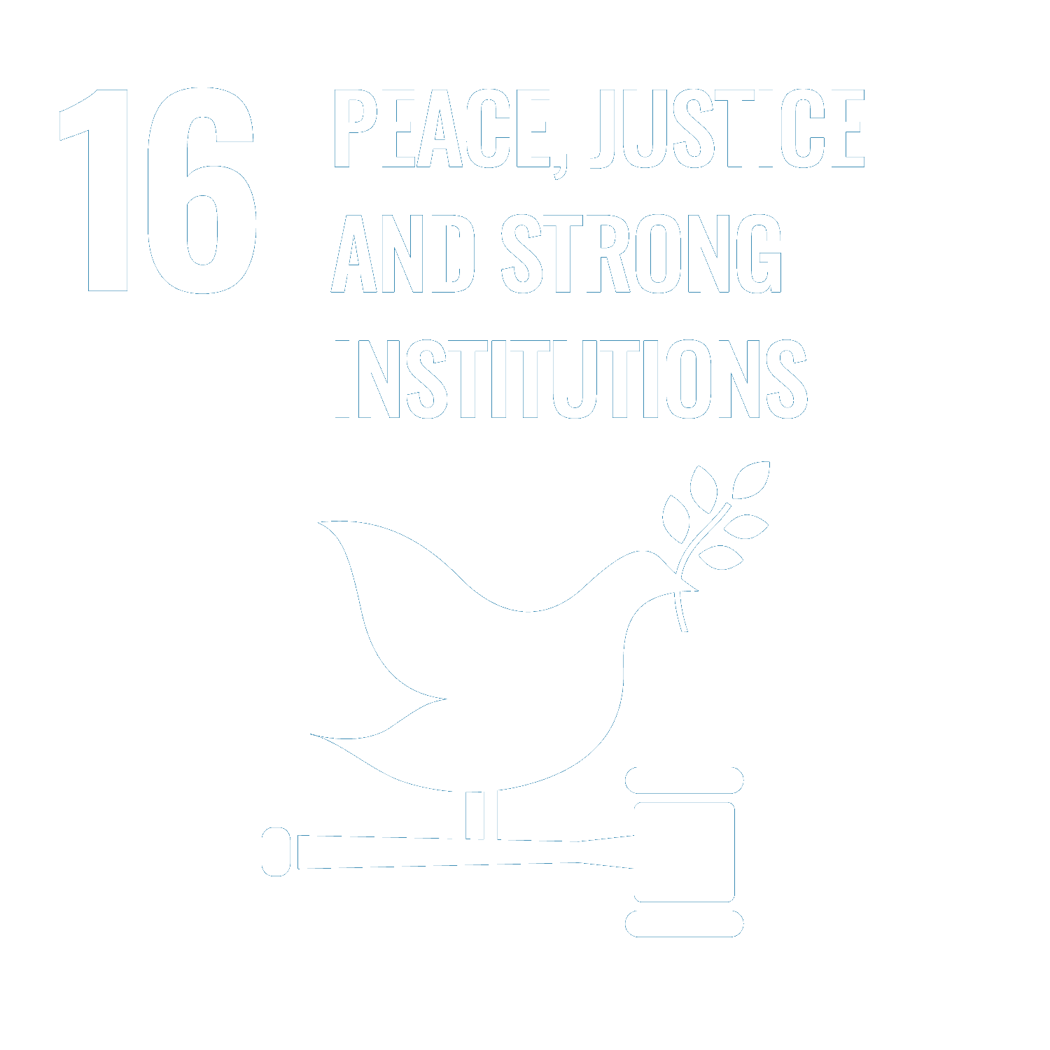 SDG Goal 16 Logo