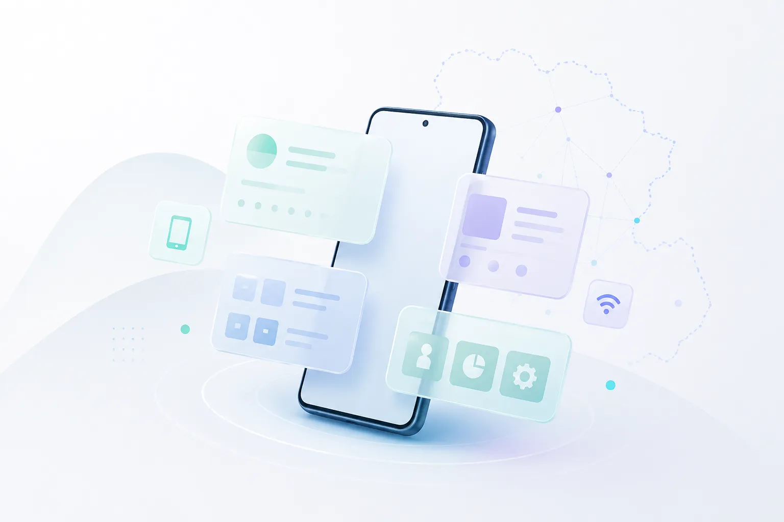Abstract mobile platform interface for digital services in Ghana